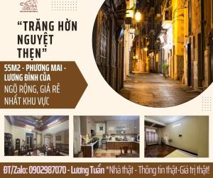 Nhà Mặt Tiền Rộng, Đất To - View “Trăng Hờn Nguyệt Thẹn” khu Phương Mai-Lương Đình Của-Đông Tác, giá giật mình!